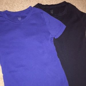 ❤️ Navy and black crew neck I crew tshirt bundle